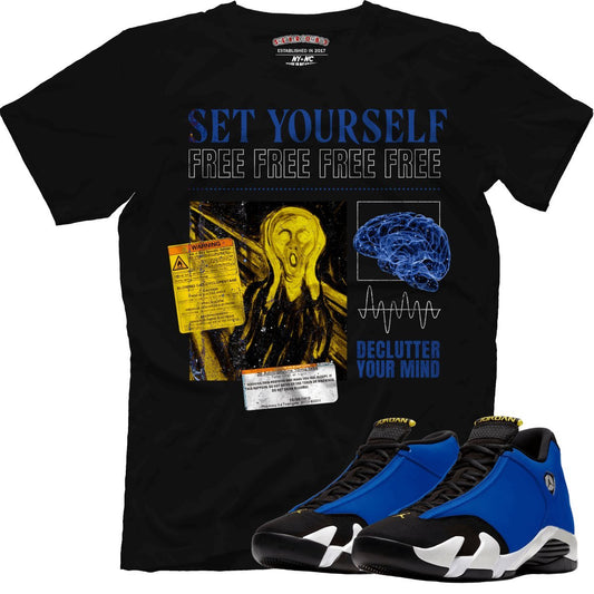 Set Yourself Free (Retro 14 Laney) T-Shirt - Lucid Soles