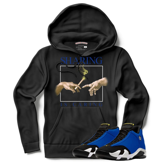 Sharing Is Caring (Retro 14 Laney) Hoodie - Lucid Soles