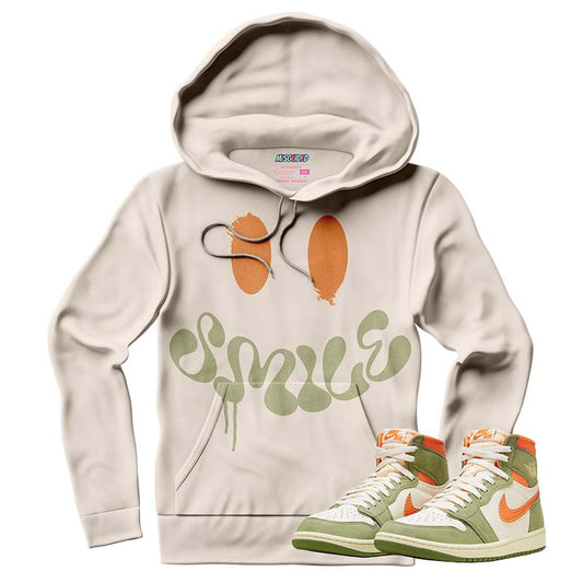Smile (AIR JORDAN 1 HIGH OG CRAFT “CELADON”) Hoodie - Lucid Soles