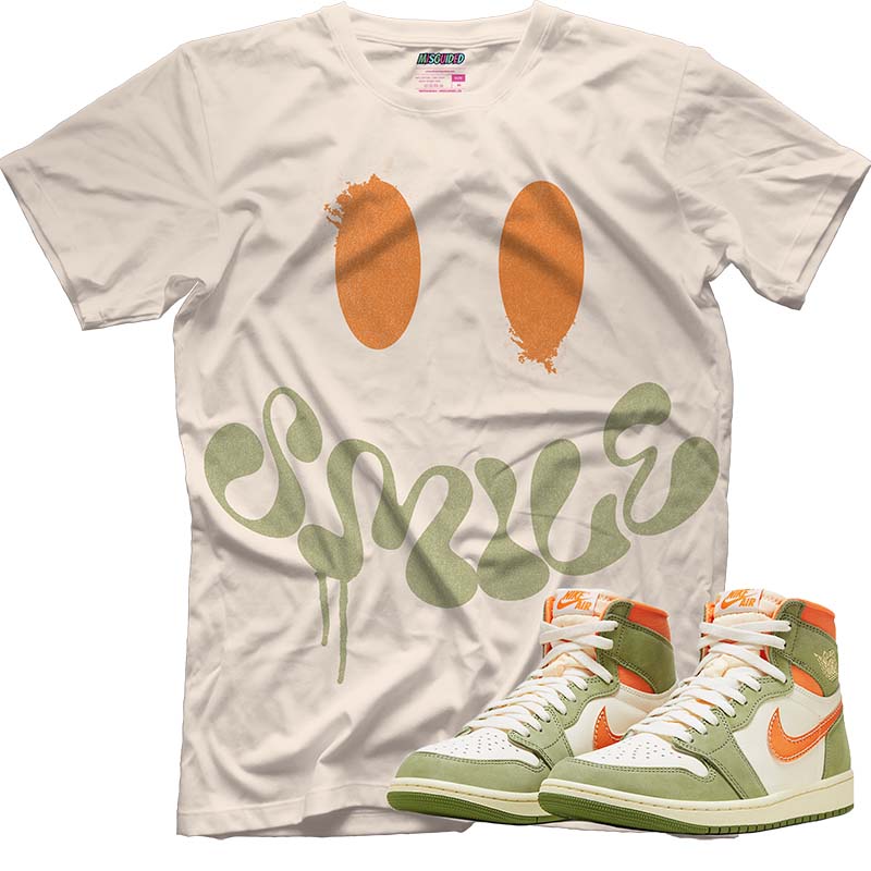 Smile (AIR JORDAN 1 HIGH OG CRAFT “CELADON”) T-Shirt - Lucid Soles