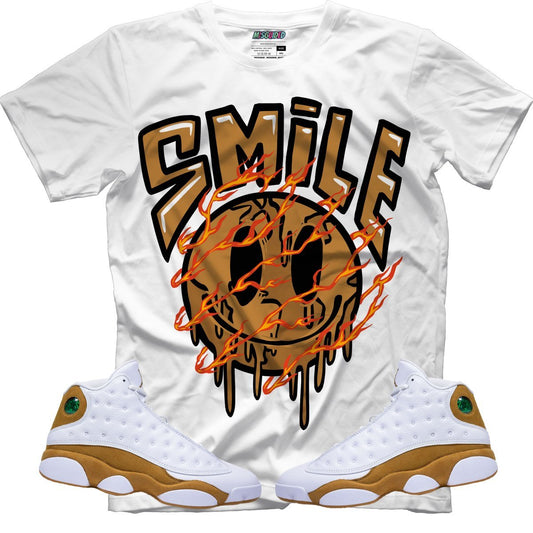 Smile (Air Jordan 13 Wheat) T-Shirt - Lucid Soles