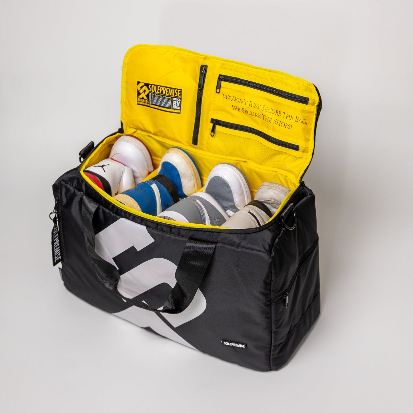 Black Sneaker Duffle - Lucid Soles