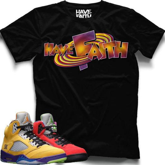 SpaceJam HF (What The Retro 5's) T-Shirt - Lucid Soles