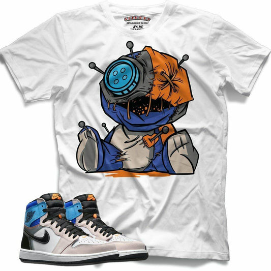 Stabbed In The Heart (Retro 1 Prototype) T-Shirt - Lucid Soles