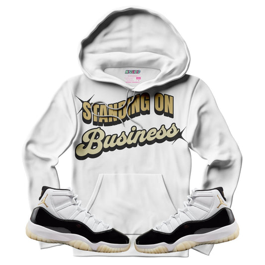 Standing On Business (Air Jordan 11 Gratitude) Hoodie - Lucid Soles