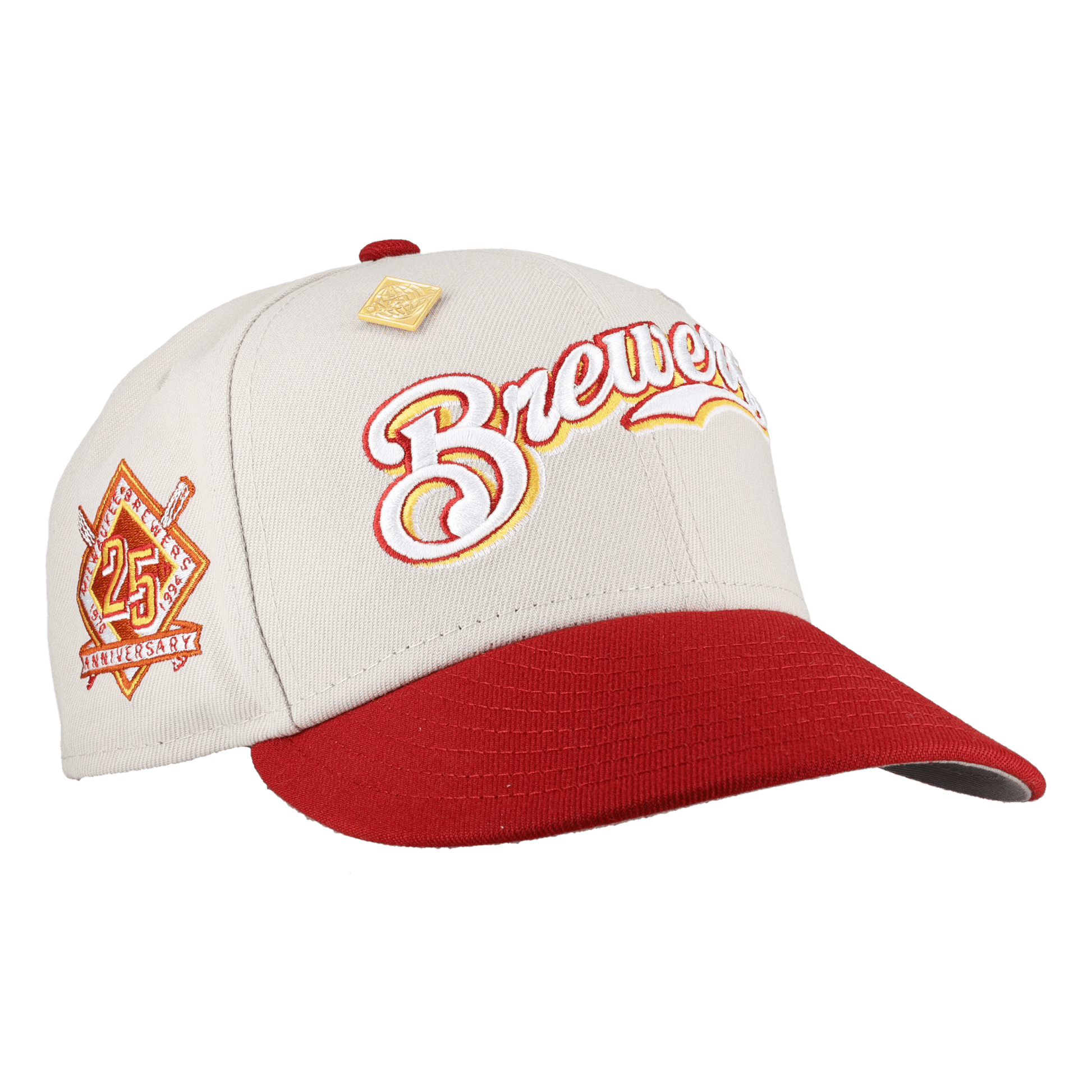 Milwaukee Brewers April 4th Collection 25th Anniversary Fitted Hat - Lucid Soles