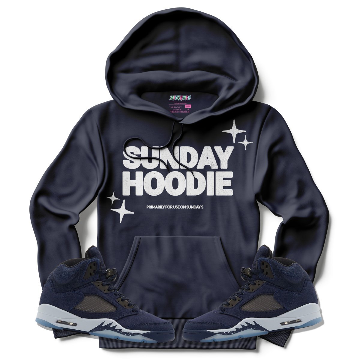 Sunday Hoodie (Air Jordan 5 Midnight Navy) Hoodie - Lucid Soles