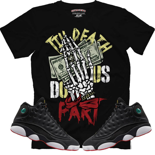 Till Death Do Us Part (Retro 13 Playoff) T-Shirt - Lucid Soles