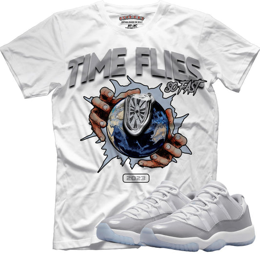 Time Flies (Air Jordan 11 Cement Grey) T-Shirt - Lucid Soles