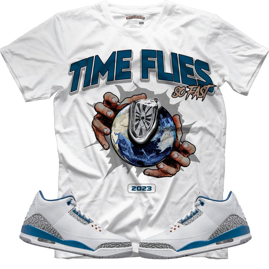 Time Flies (Air Jordan 3 “Wizards” PE) T-Shirt - Lucid Soles