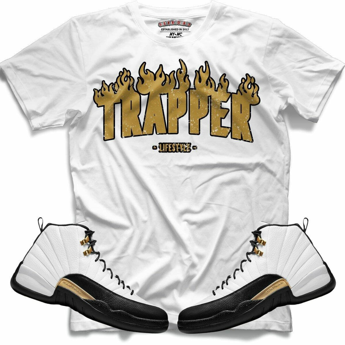 Trapper (Retro 12 Royalty) T-Shirt - Lucid Soles