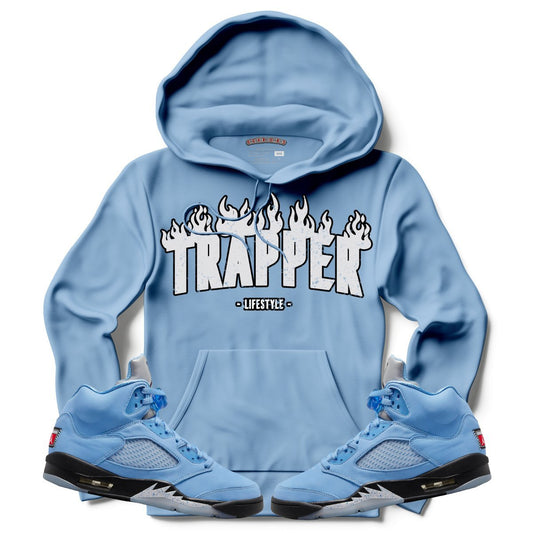 Trapper (Retro 5 UNC) Hoodie - Lucid Soles