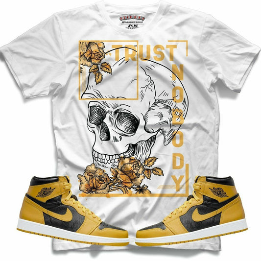 Trust Nobody (Retro 1 Pollen) T-Shirt - Lucid Soles