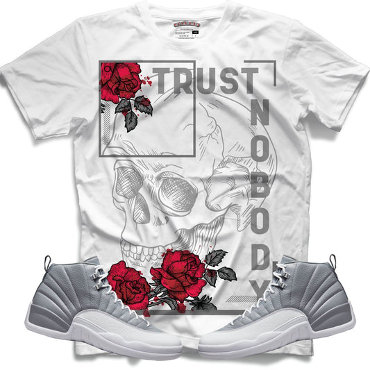 Trust Nobody (Retro 12 Stealth) T-Shirt - Lucid Soles