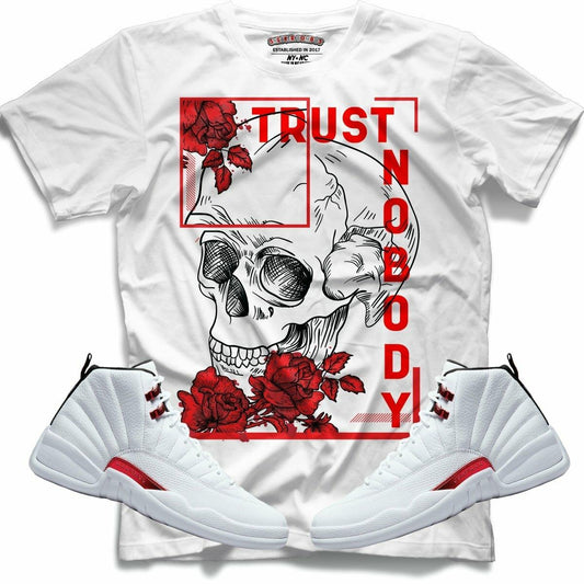 Trust Nobody (Retro 12 Twist) T-Shirt - Lucid Soles