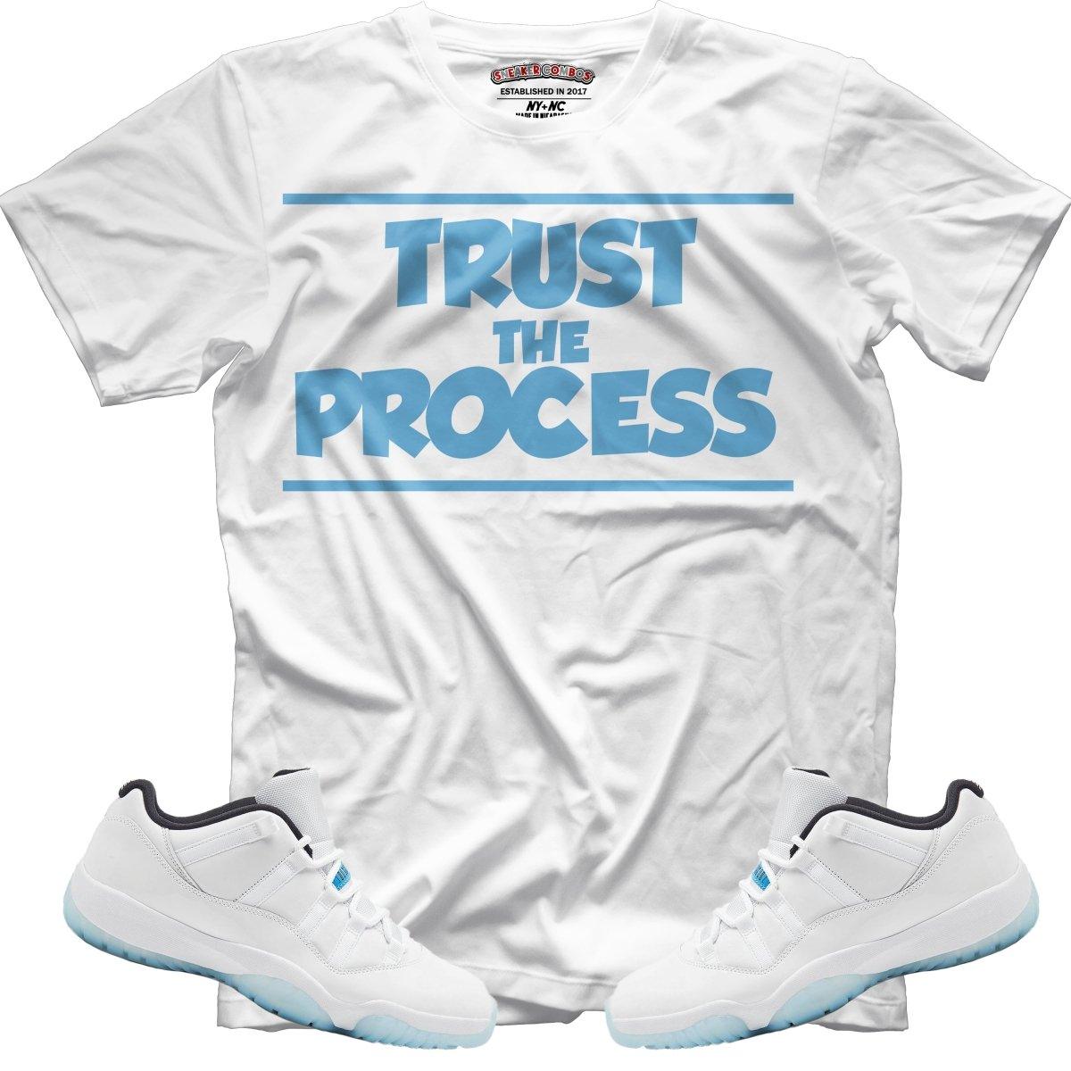Trust The Process (Retro 11 Legend Blue) T-Shirt - Lucid Soles