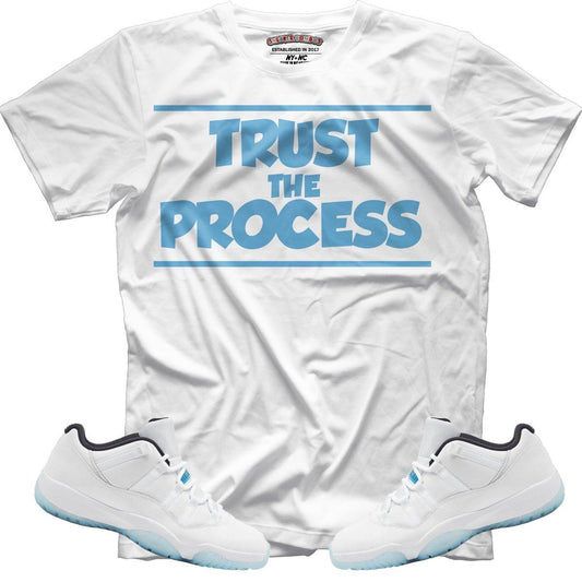 Trust The Process (Retro 11 Legend Blue) T-Shirt - Lucid Soles