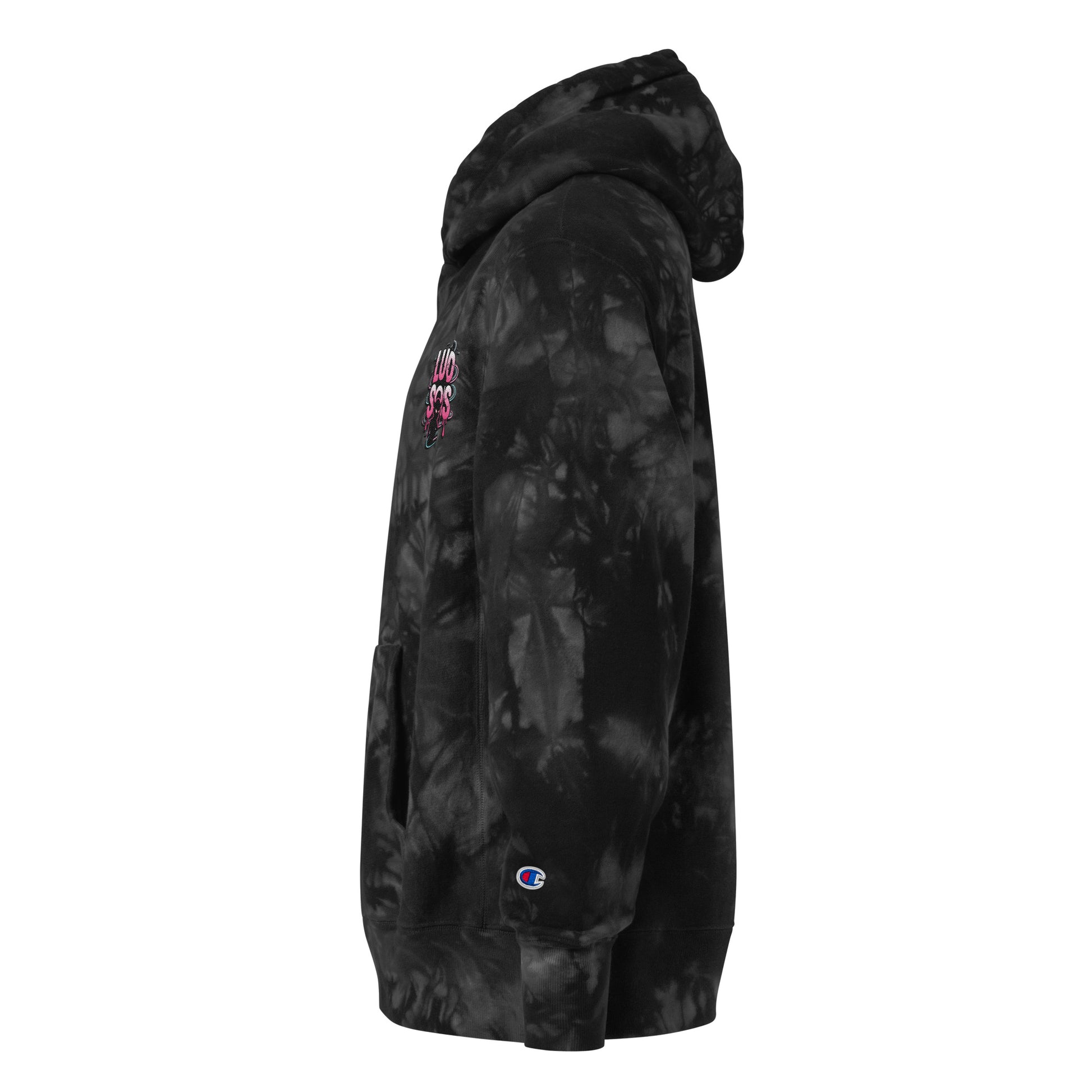 LUCID SOLES GRAPHIC CHAMPION TIE - DYE HOODIE (MEN'S) - Lucid Soles
