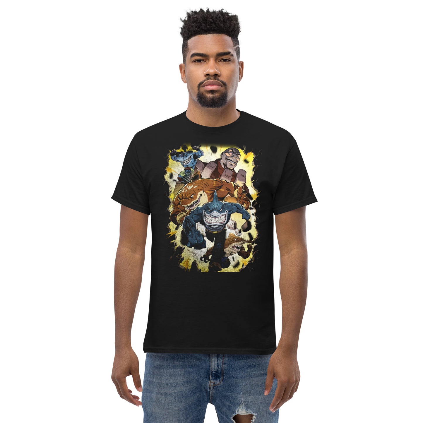 STREET SHARKS GRAPHIC T - SHIRT - Lucid Soles
