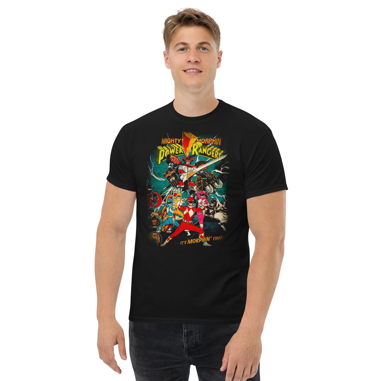 POWER RANGERS "MEGAZORD" GRAPHIC T - SHIRT - Lucid Soles