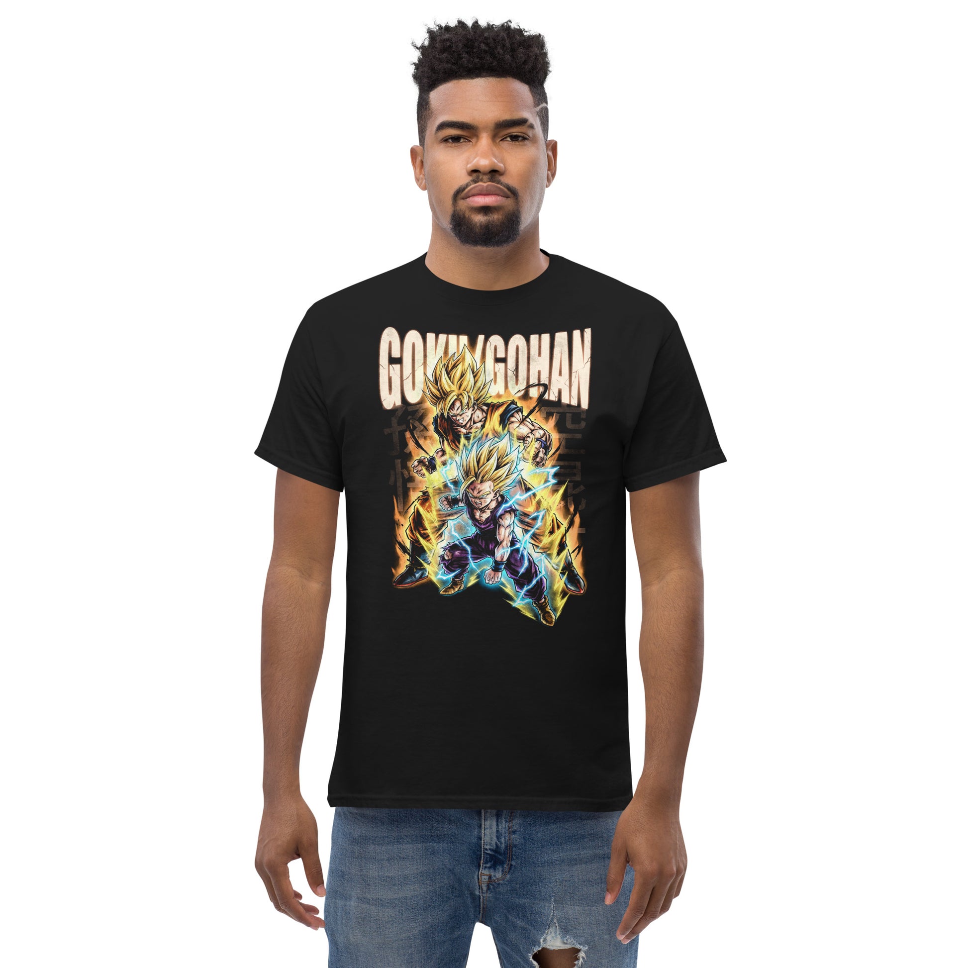 DRAGON BALL Z "GOKU/GOHAN" GRAPHIC T - SHIRT - Lucid Soles