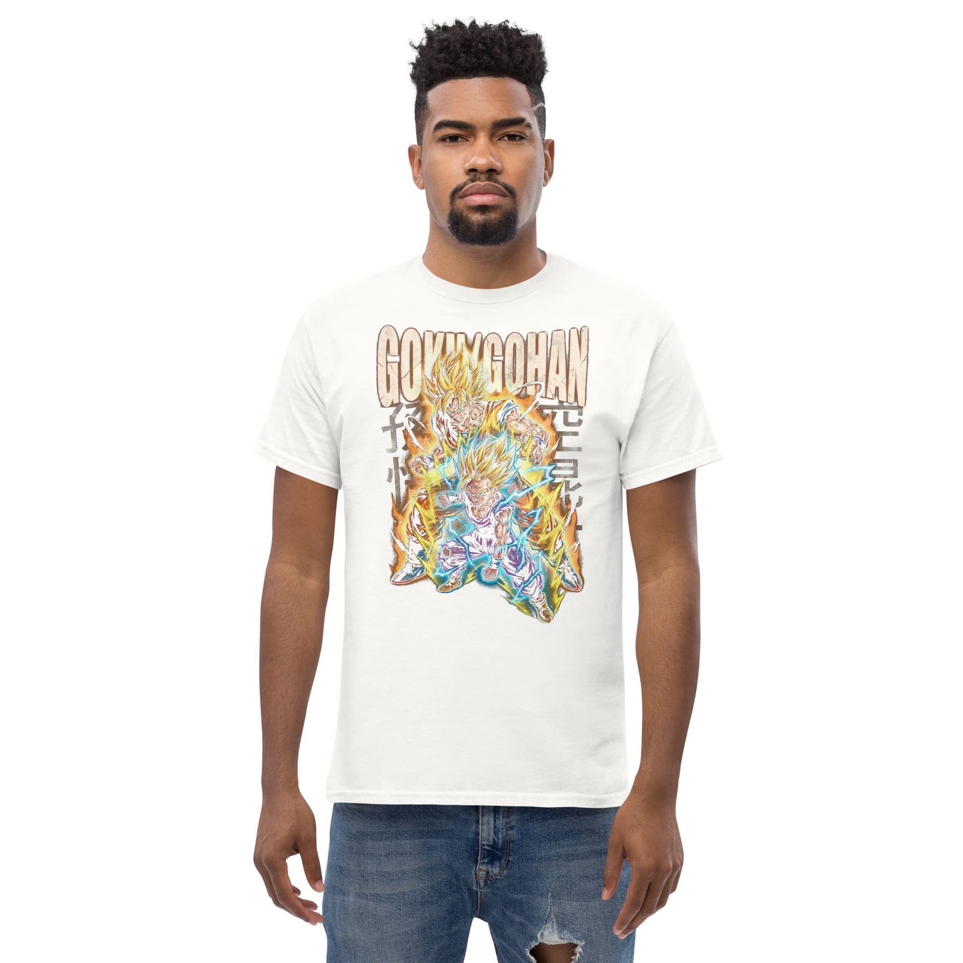 DRAGON BALL Z "GOKU/GOHAN" GRAPHIC T - SHIRT - Lucid Soles