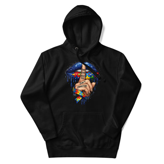 AUTISM AWARENESS "DONT JUDGE" HOODIE - Lucid Soles