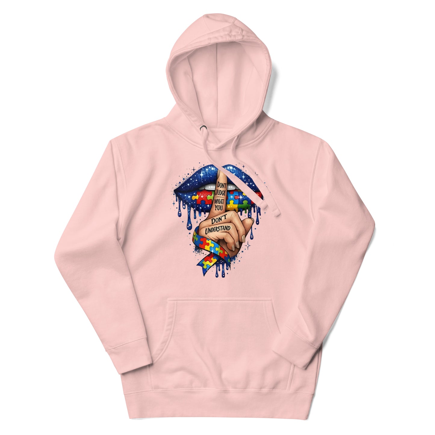AUTISM AWARENESS "DONT JUDGE" HOODIE - Lucid Soles