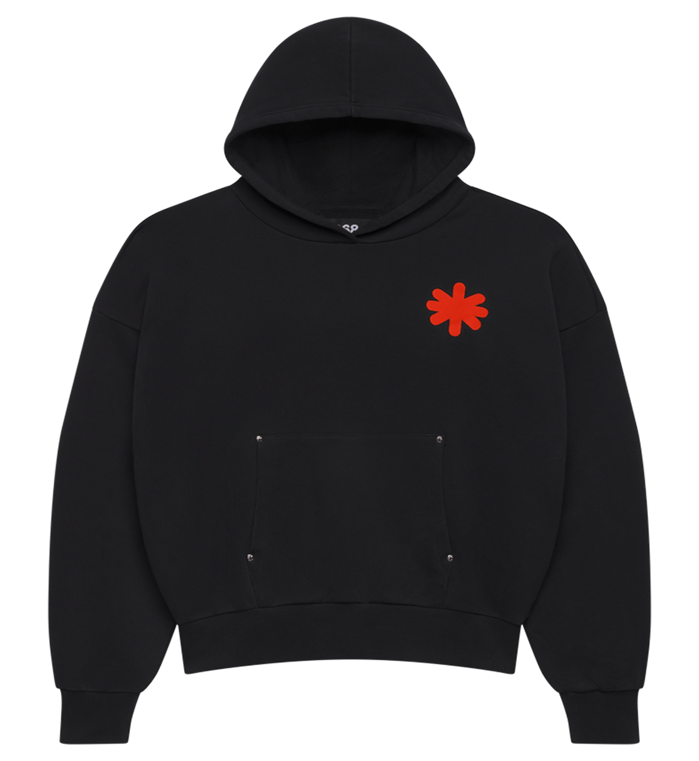 LOSTSHDWS Classic Logo Hoodie (Black Red) - Lucid Soles