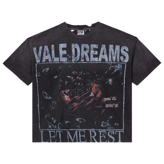 Vale Forever Red Dress Tee (Black) - Lucid Soles