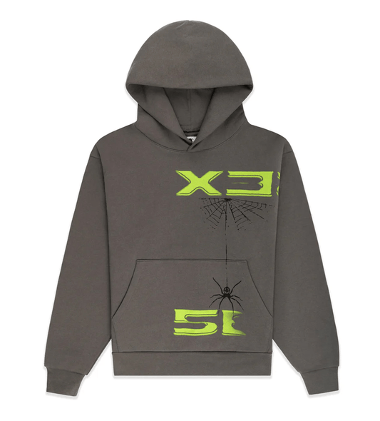 Sp5der 5Ex Hoodie (Dark Grey) - Lucid Soles