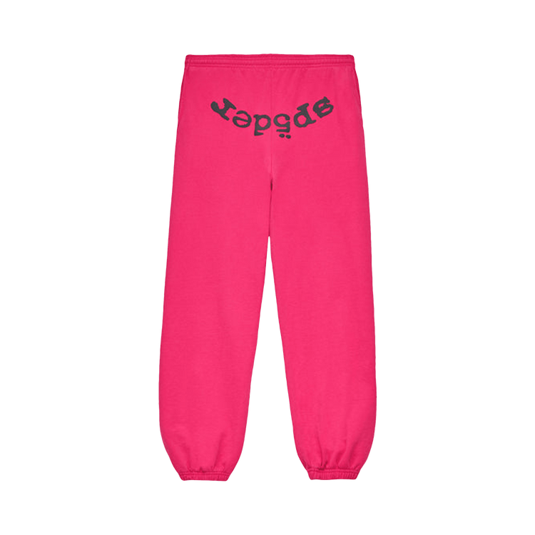 Sp5der Legacy Sweatpant 'Pink/Black' - Lucid Soles
