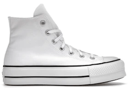Converse Chuck Taylor All Star Hi Platform (White Black) - Lucid Soles