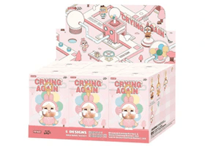 CryBaby Crying Again Series Face Plush Sealed Case (6 Blind Box) - Lucid Soles