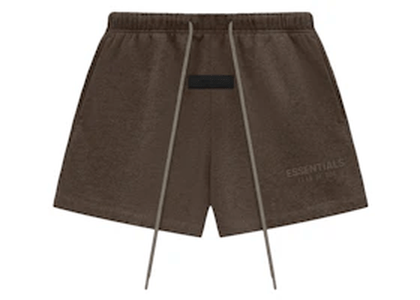 Fear of God Essentials Core Collection Sweat shorts (Heather Wood SS24) - Lucid Soles