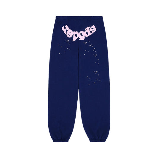 Sp5der OG Web Sweatpants (Navy) - Lucid Soles