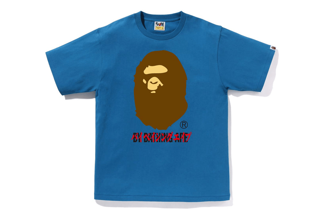 BAPE Katakana By Bathing Ape (Tee Blue) - Lucid Soles