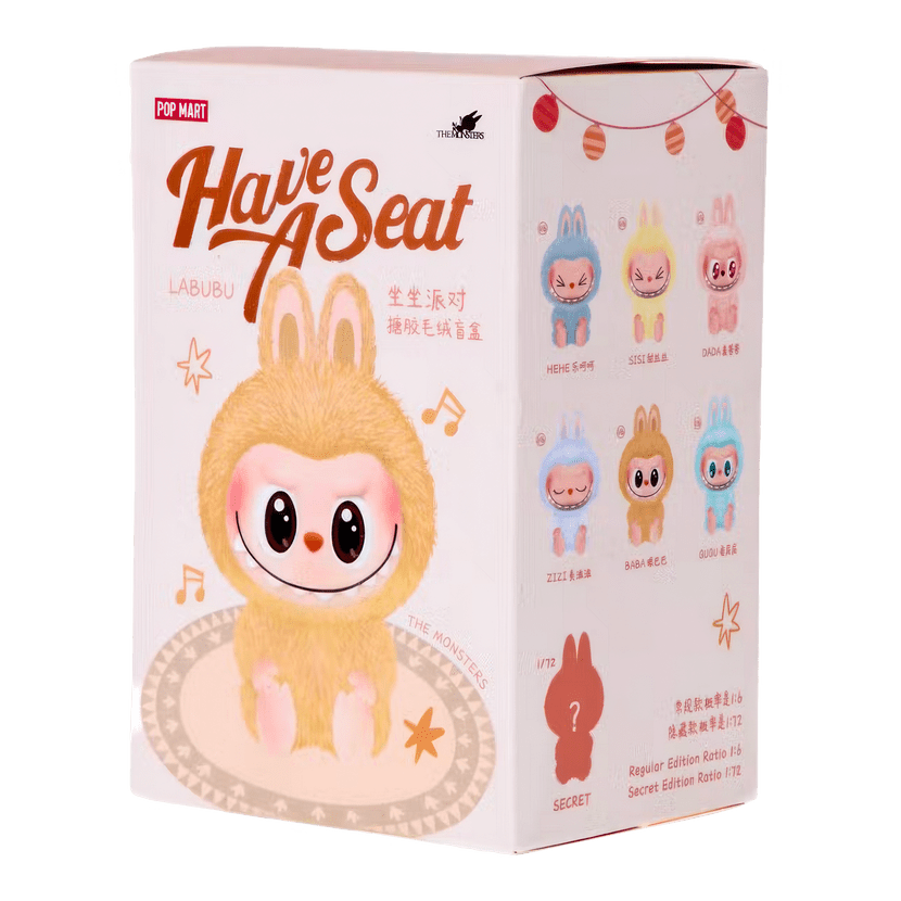 Pop Mart Labubu The Monsters Have a Seat Plush Sealed Case (Single box) - Lucid Soles
