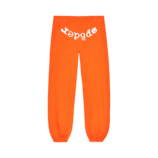 Sp5der Legacy Sweatpants (Orange) - Lucid Soles