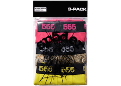 Sp5der Boxer Briefs Multicolor (Set of 3) - Lucid Soles