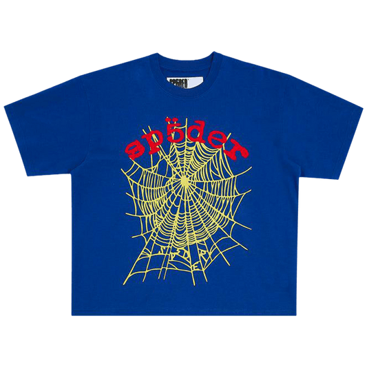 Sp5der OG Logo V2 HW Tee (Navy) - Lucid Soles
