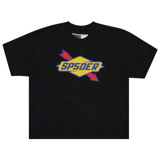 Sp5der The Spot Tee (Black) - Lucid Soles