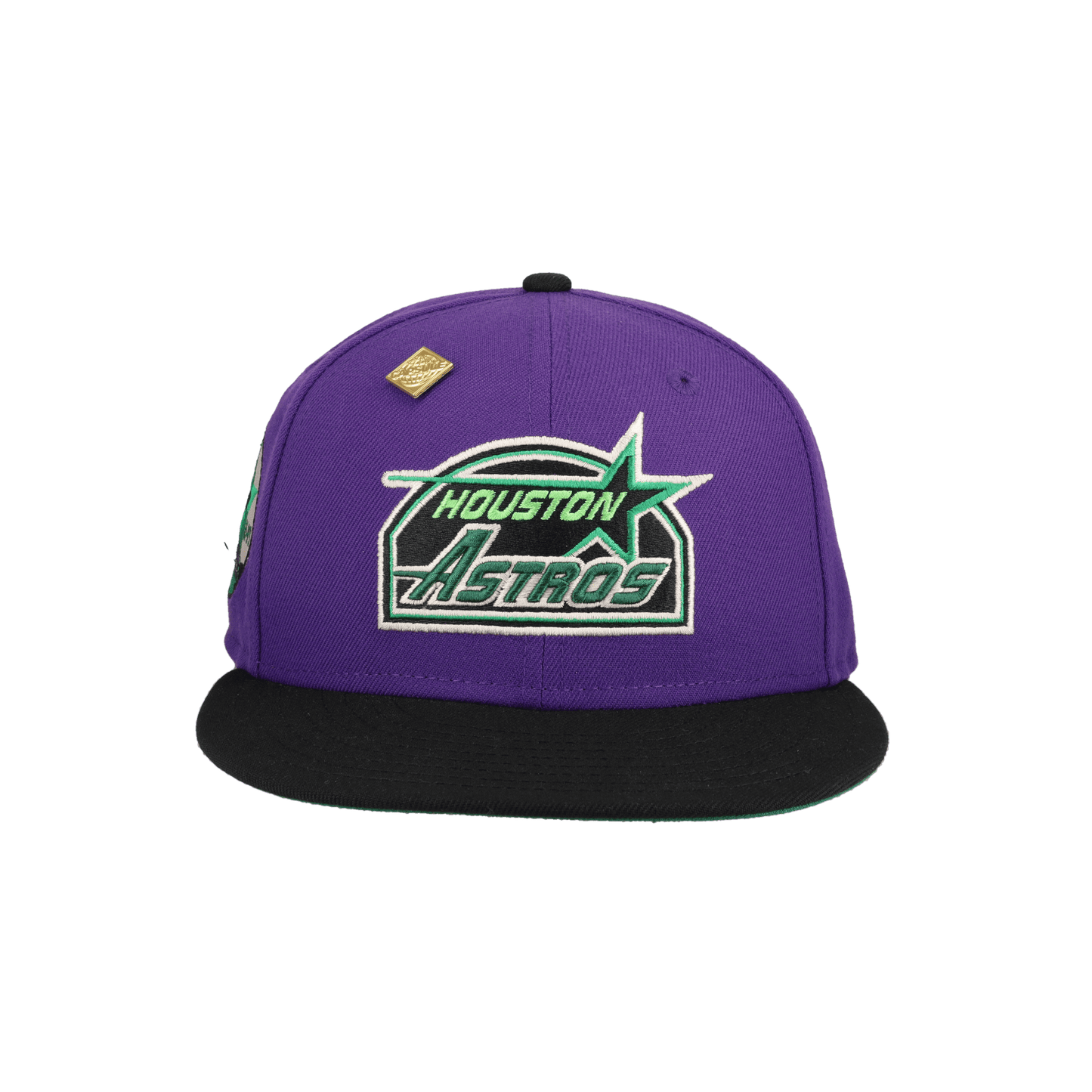 Houston Astros 35 Great Years Patch Purple 59Ffity Fitted Hat - Lucid Soles