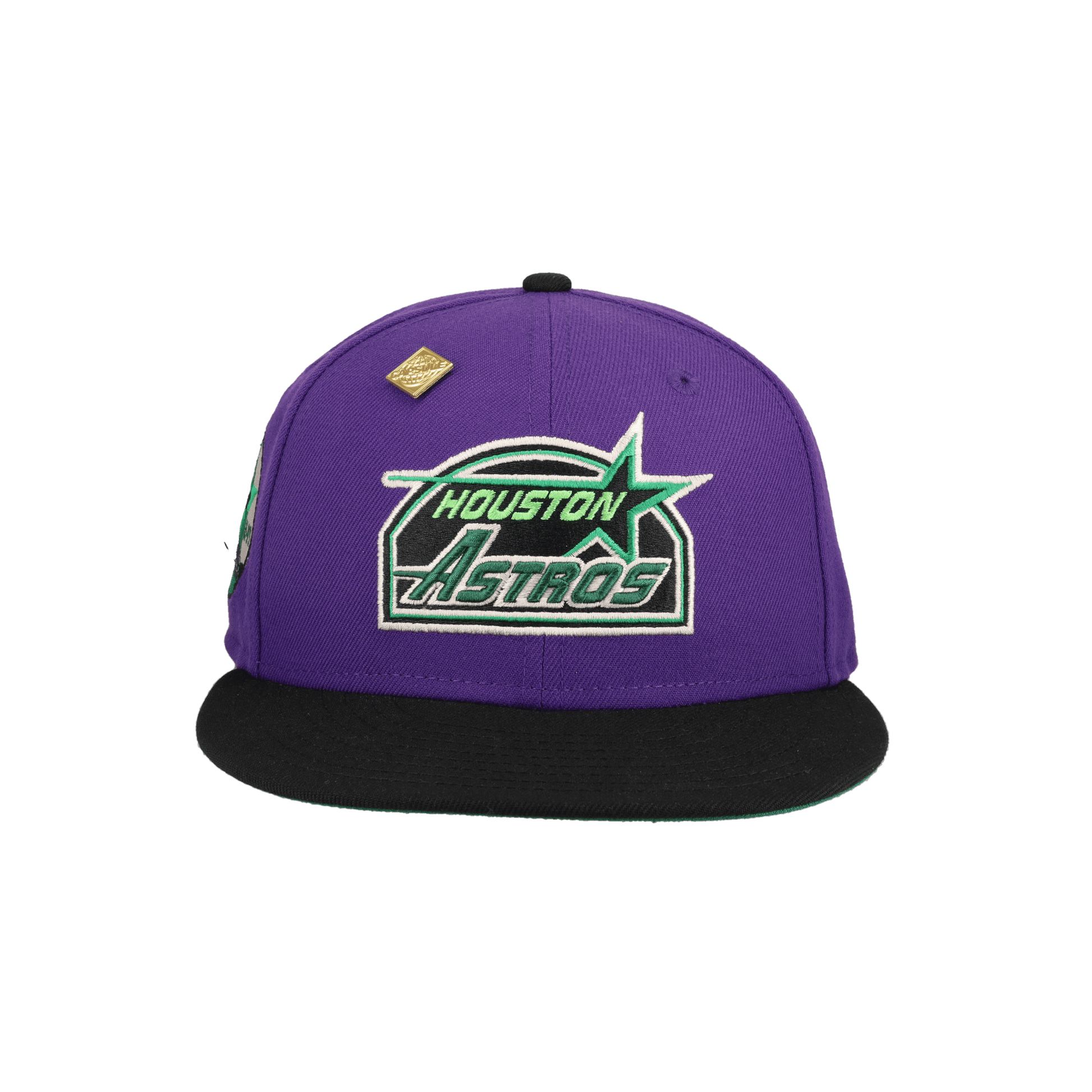 Houston Astros 35 Great Years Patch Purple 59Ffity Fitted Hat - Lucid Soles