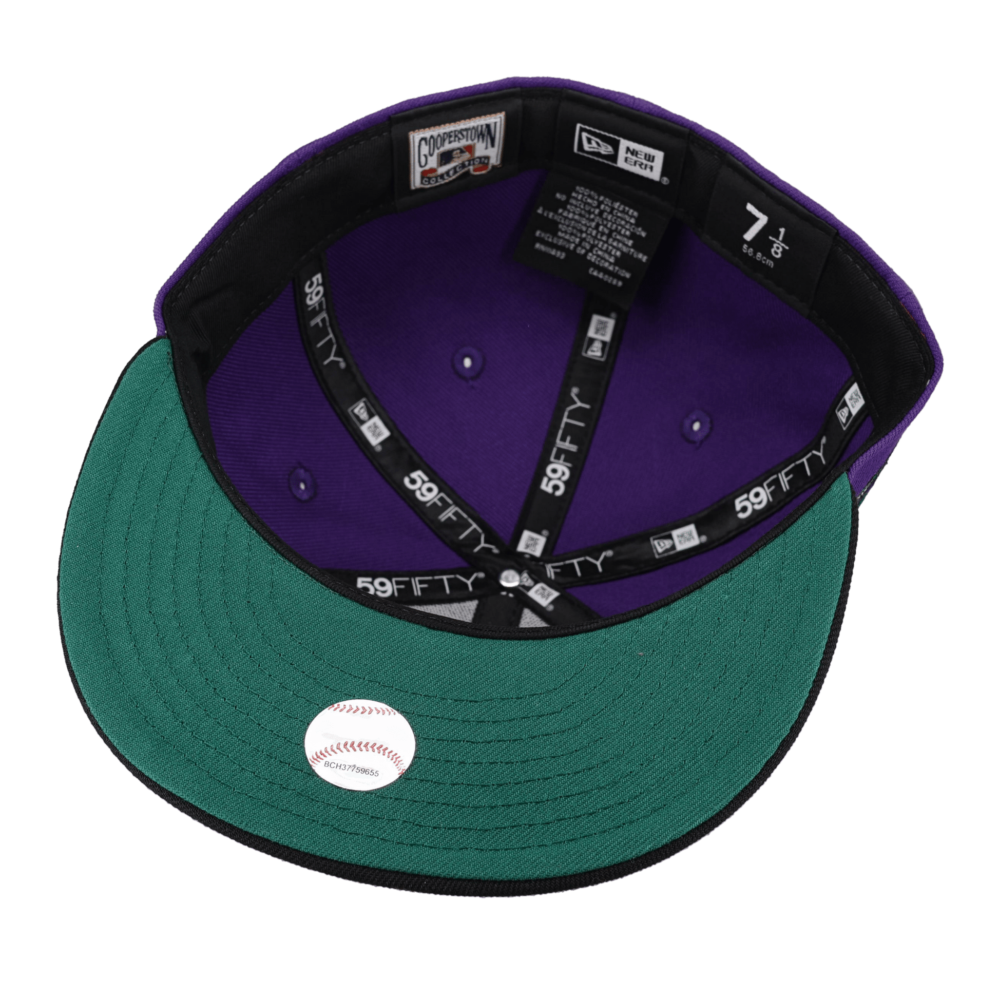 Houston Astros 35 Great Years Patch Purple 59Ffity Fitted Hat - Lucid Soles