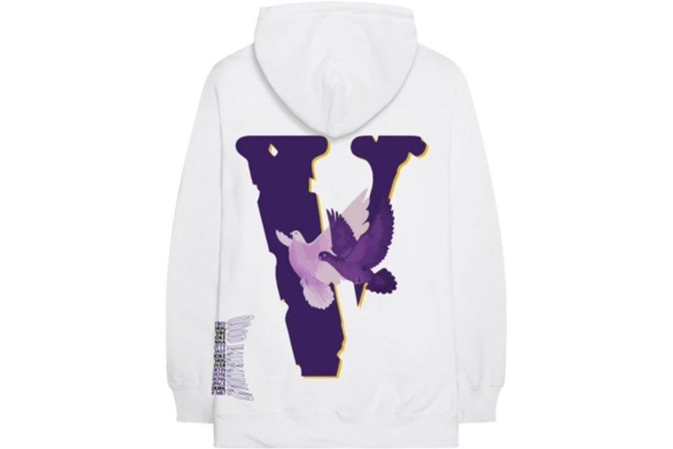 Vlone x Nav Doves Hoodie White - Lucid Soles
