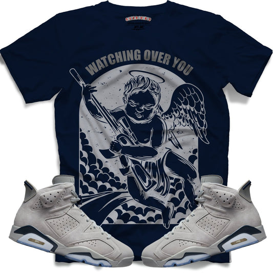 Watching Over You (Retro 6 Georgetown) T-Shirt - Lucid Soles