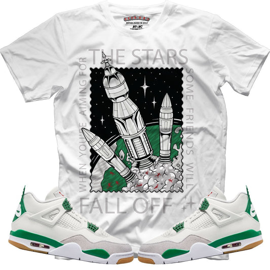 When Aiming For The Stars (NIKE SB X AIR JORDAN 4 PINE GREEN) T-Shirt - Lucid Soles