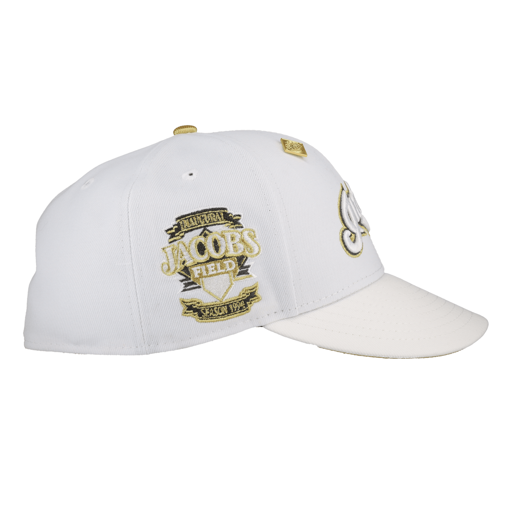 Cleveland Indians Pure Royalty Collection Inaugural Season Patch Fitted Hat - Lucid Soles