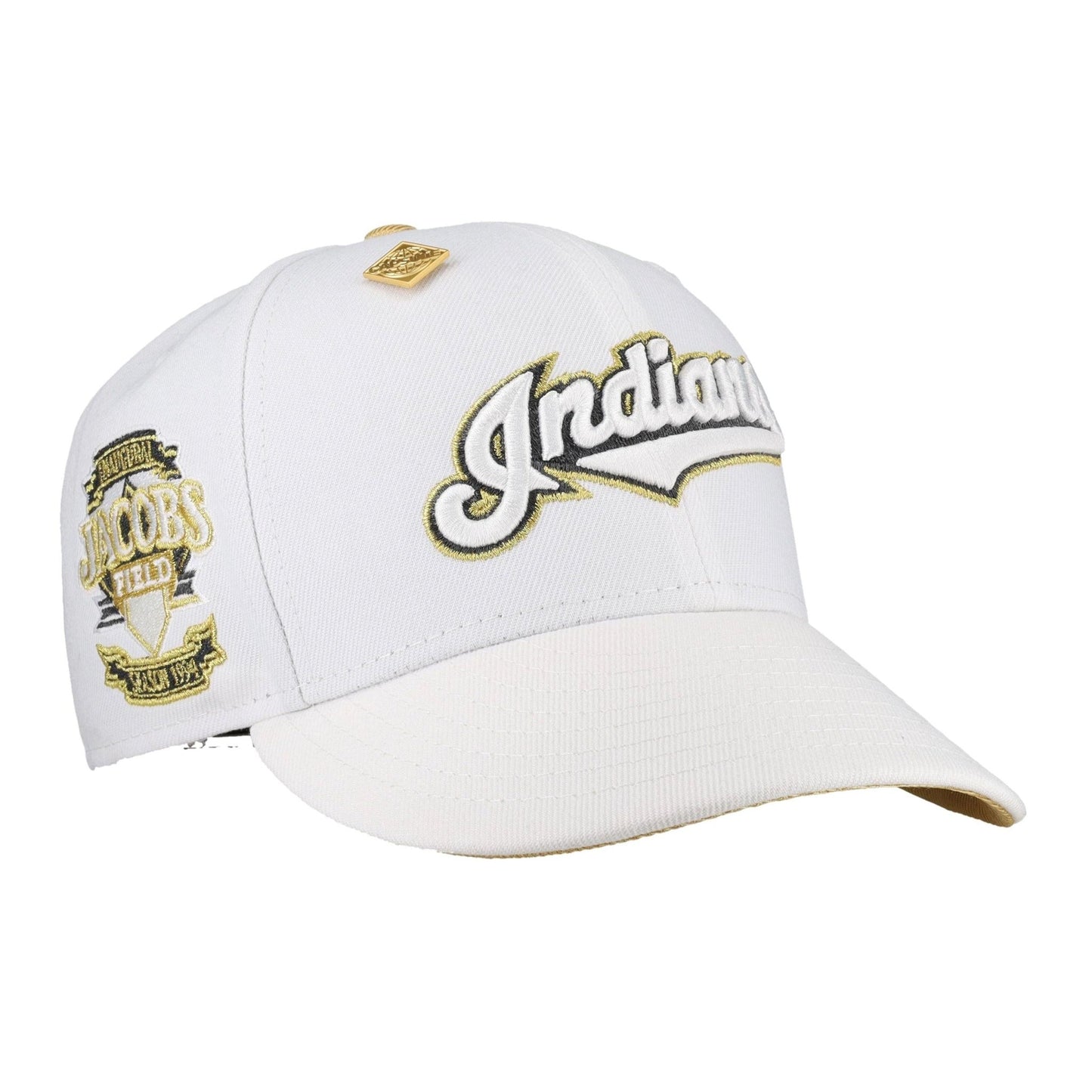 Cleveland Indians Pure Royalty Collection Inaugural Season Patch Fitted Hat - Lucid Soles